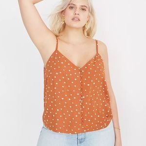 Button-Down Cami Top in Inkspot Dots